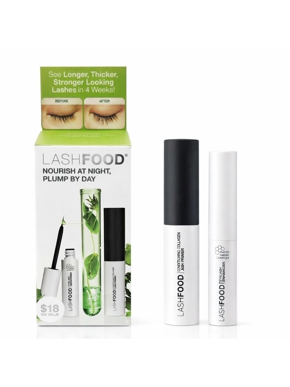LASHFOOD Lash Enhancer + Conditioning Lash Primer Duo – New in Box